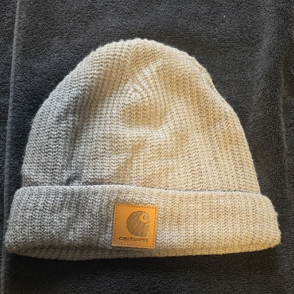 Carhartt Gray Knit Beanie - Picture 1 of 3